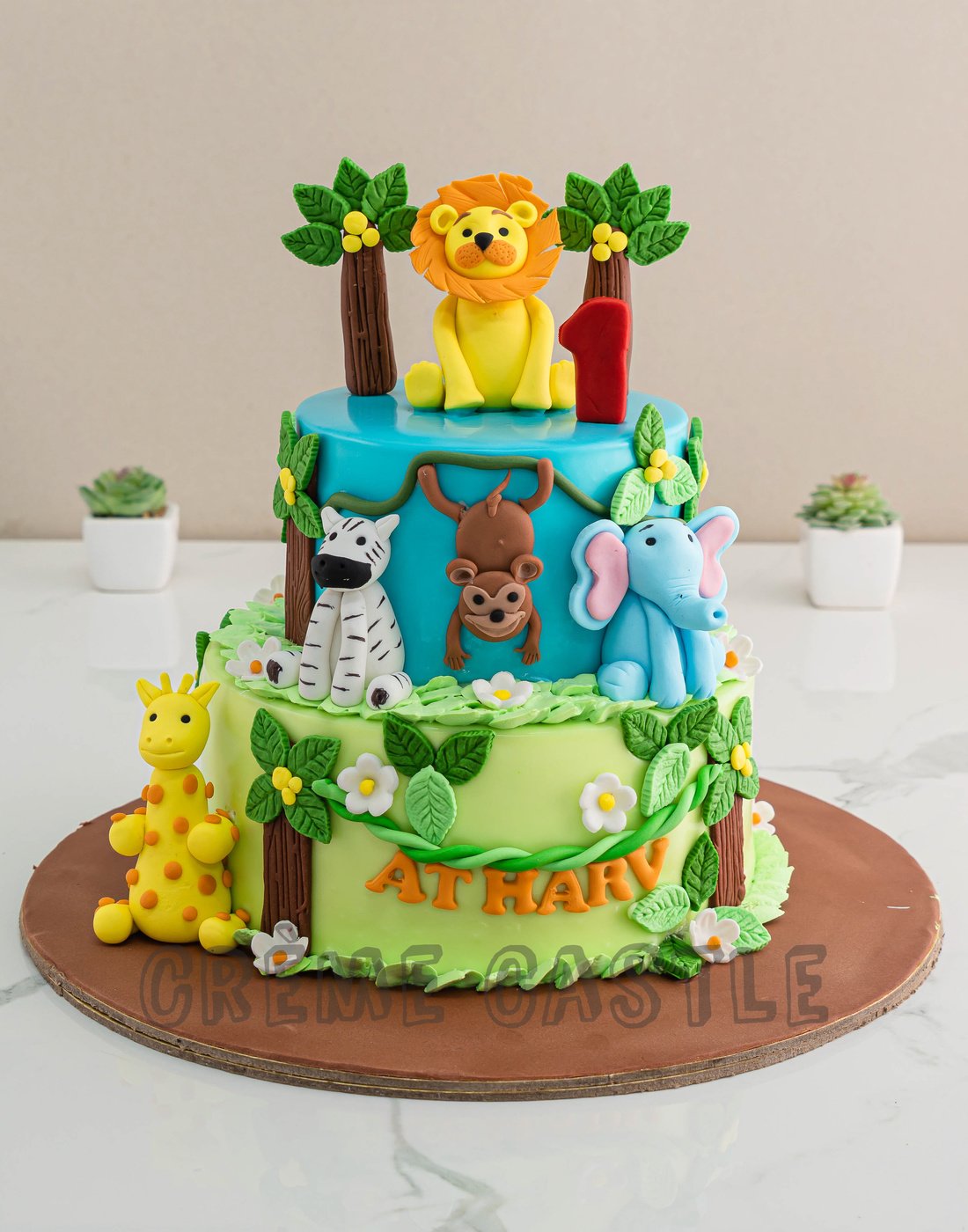 Jungle Tree Cake - Creme Castle