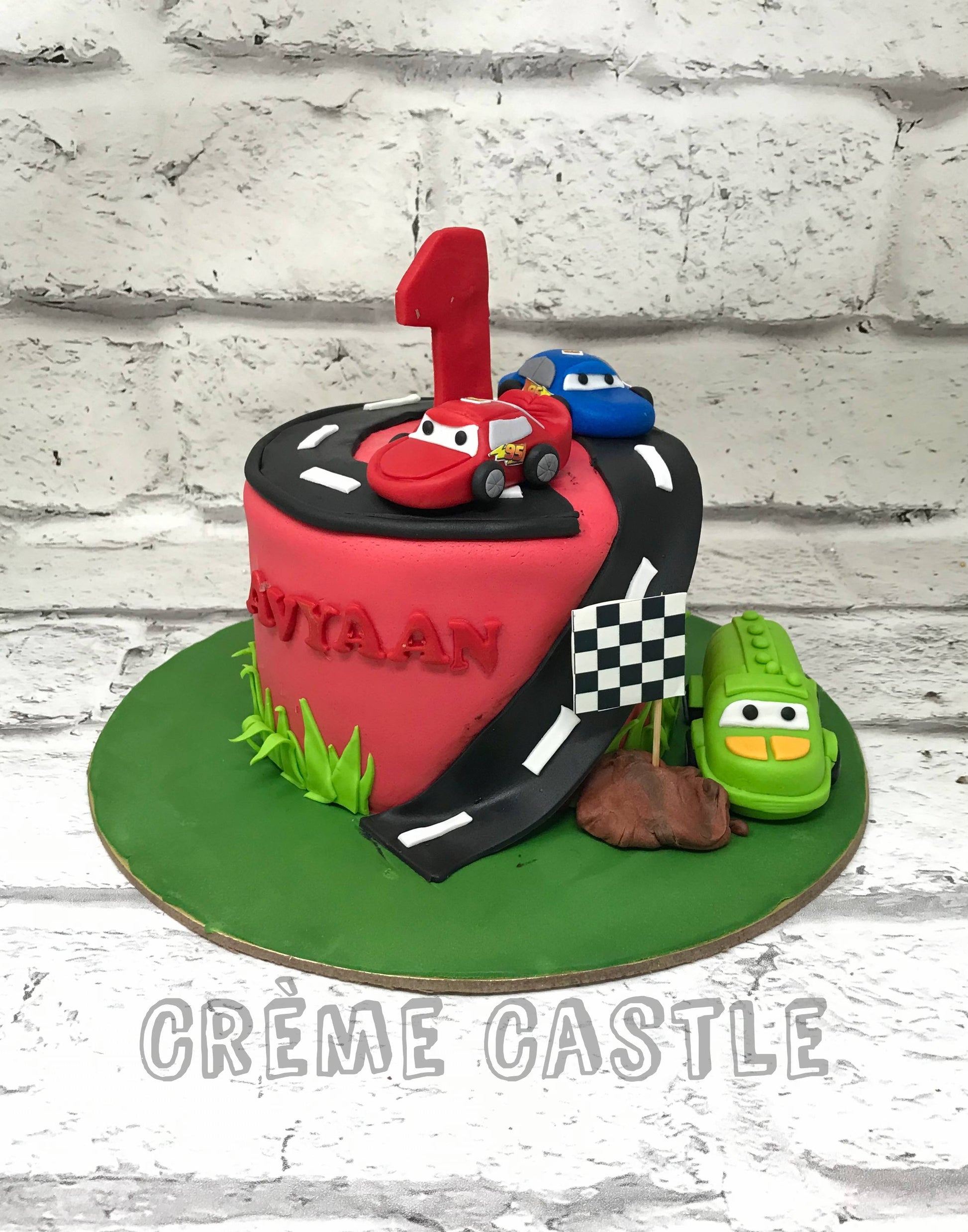 Car Slope Cake