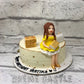 Lady in Gold Cake