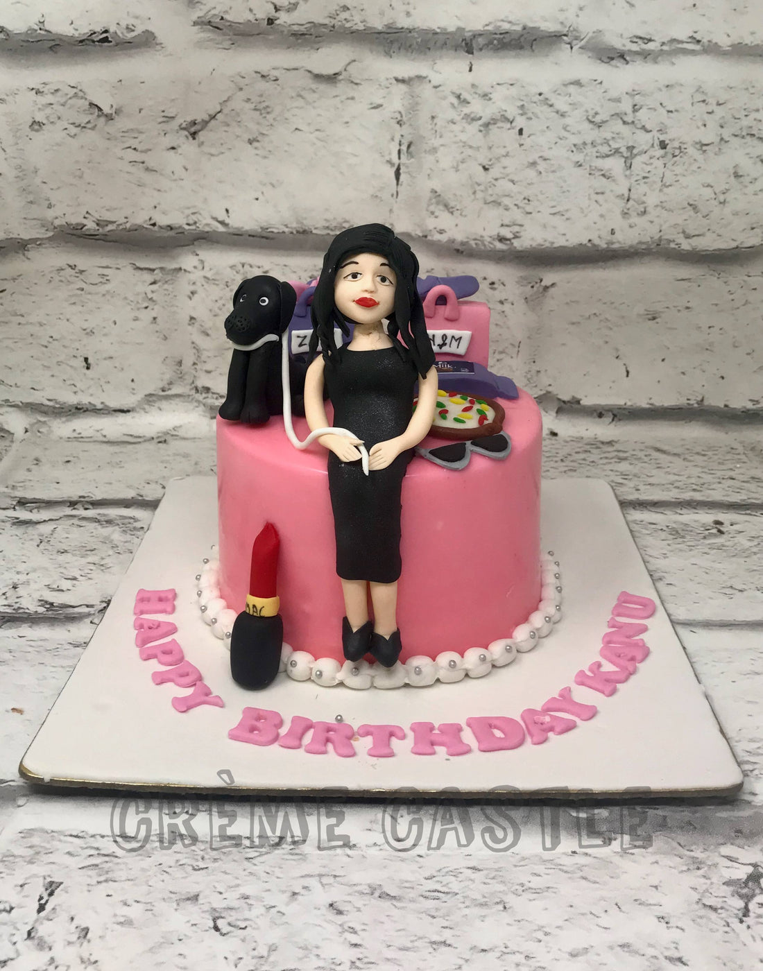 Wife Cake Design in Makeup Theme by Creme Castle