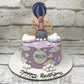 Purple Parachute Cake Creme Castle