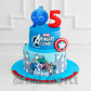 Captain America Avengers Cake