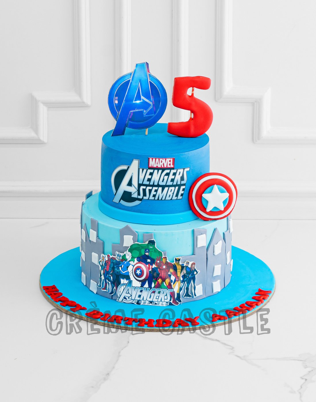 Captain America Avengers Cake