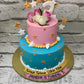 Pastel Rose Cake Creme Castle