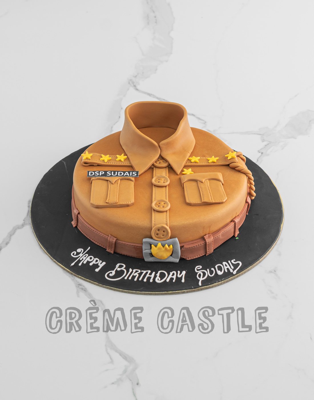 Police Uniform Cake Creme Castle