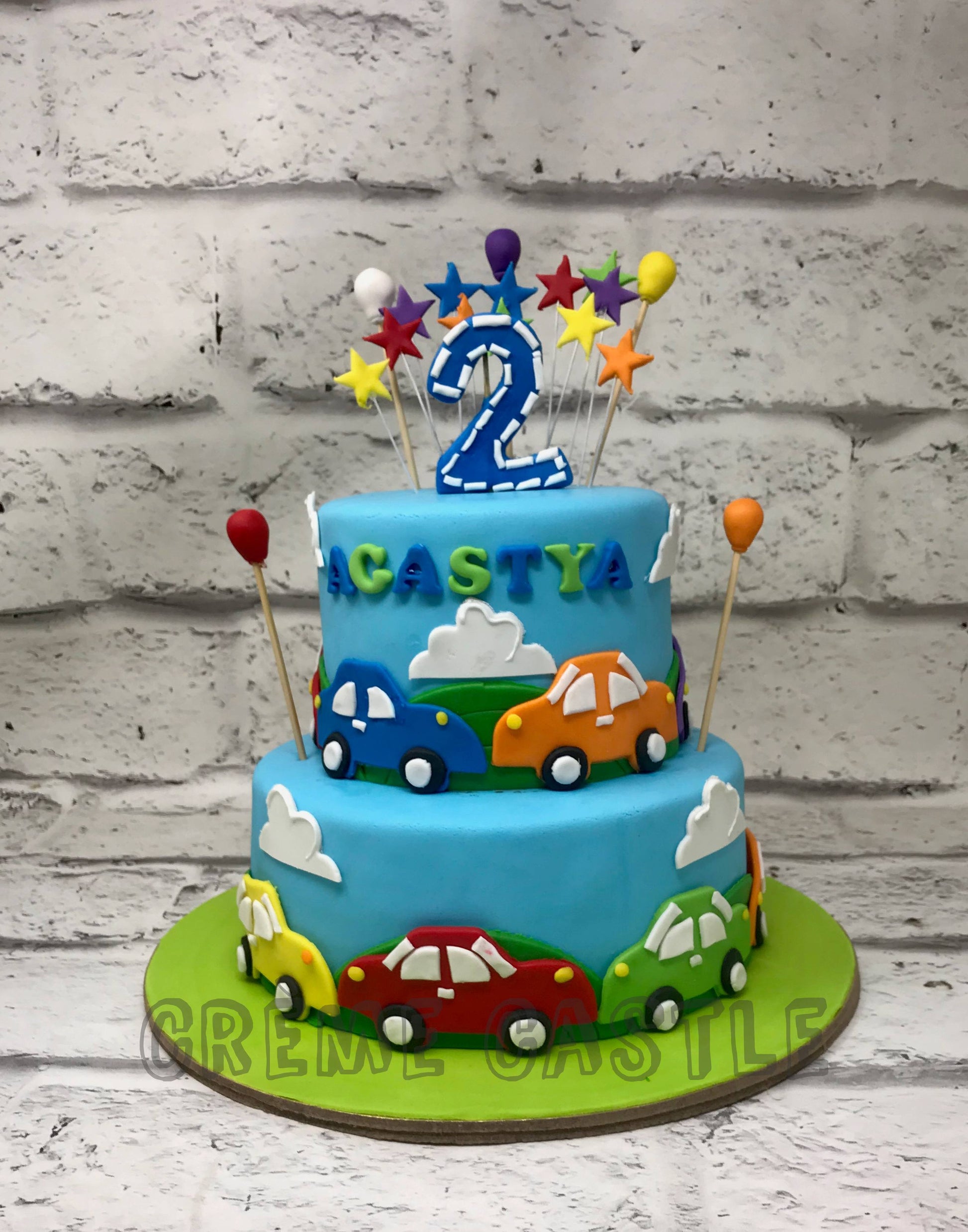 Cars Around Cake