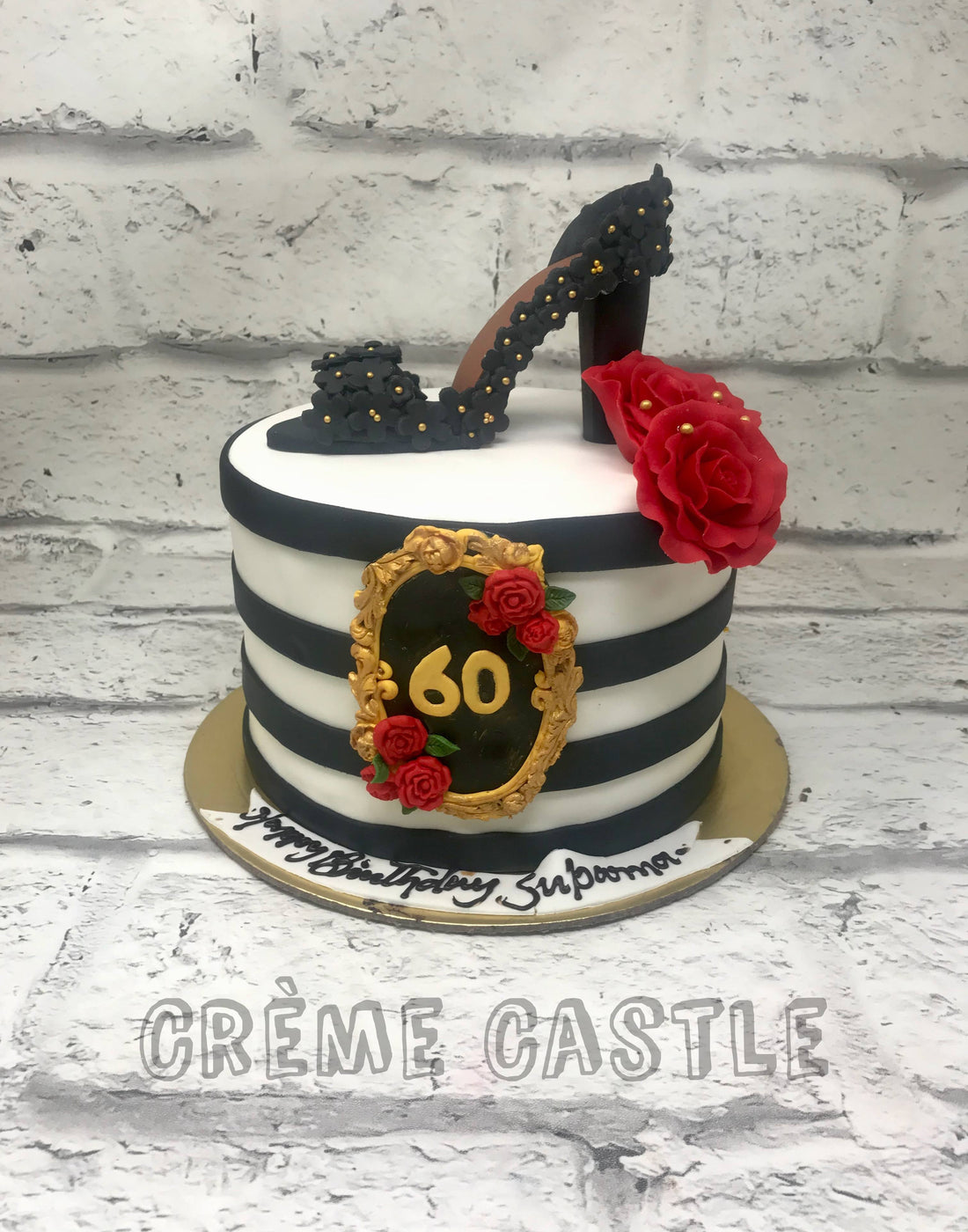 Lady 60th Birthday Cake