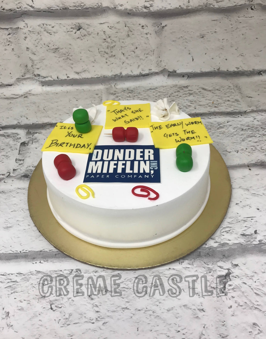 The Office TV Cake