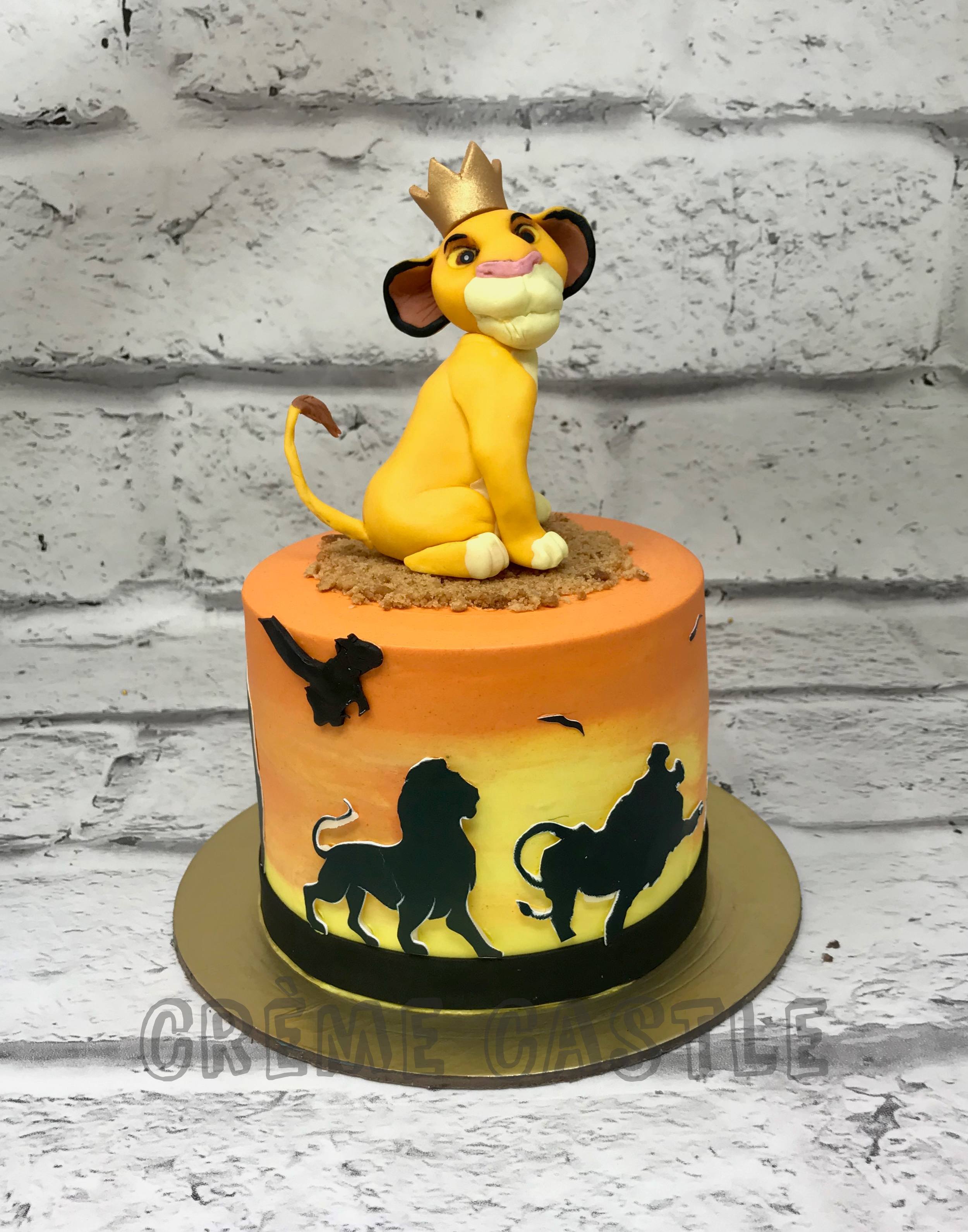 Amazon.com: Lion King Birthday Cake Topper with Simba and Decorative Themed  Accessories (Unique Design) : Grocery & Gourmet Food