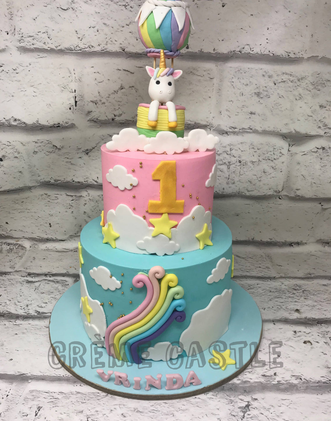 Unicorn Balloon Cake