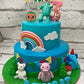 Cocomelon Flag Cake