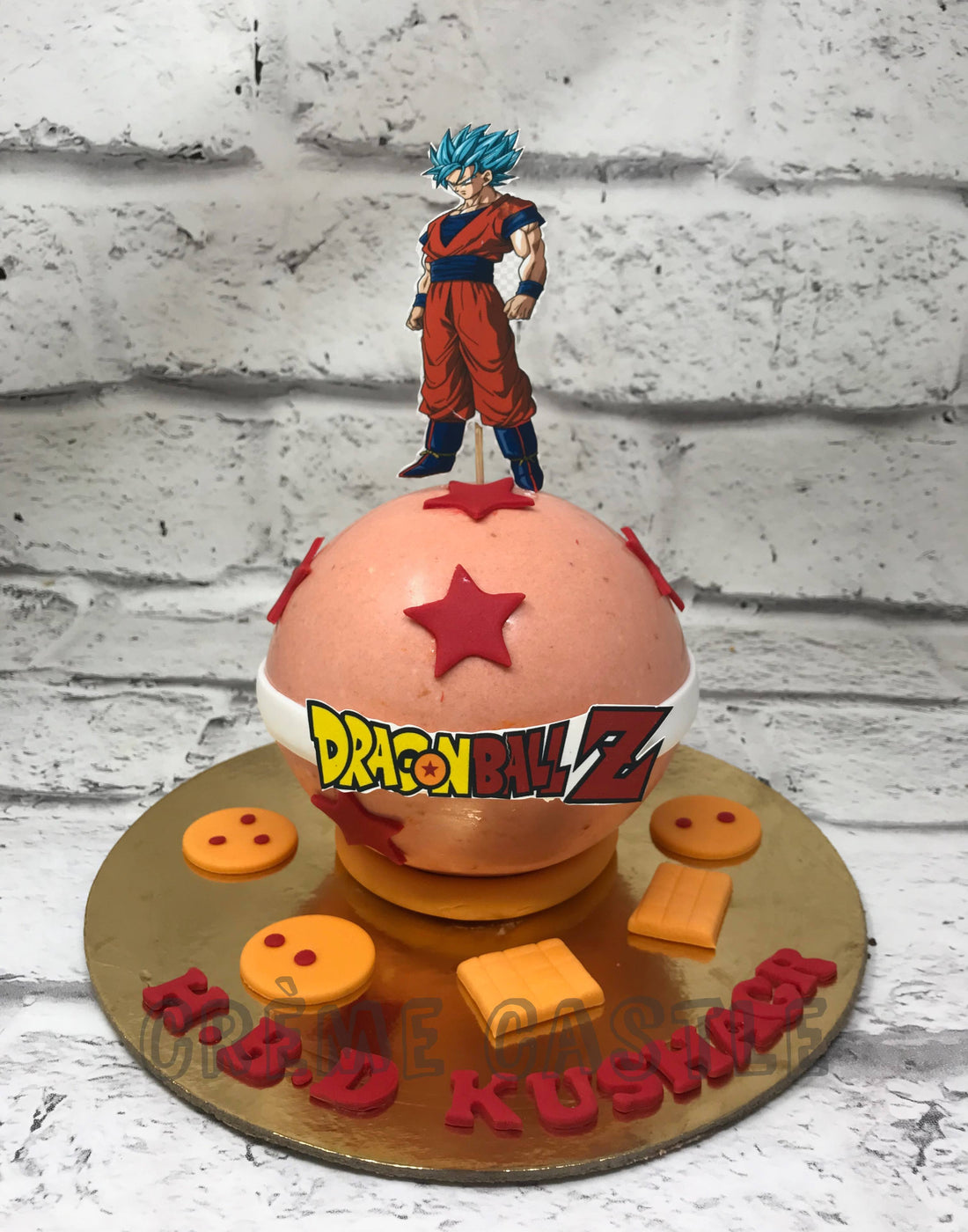 Dragon Ballz Pinata Cake