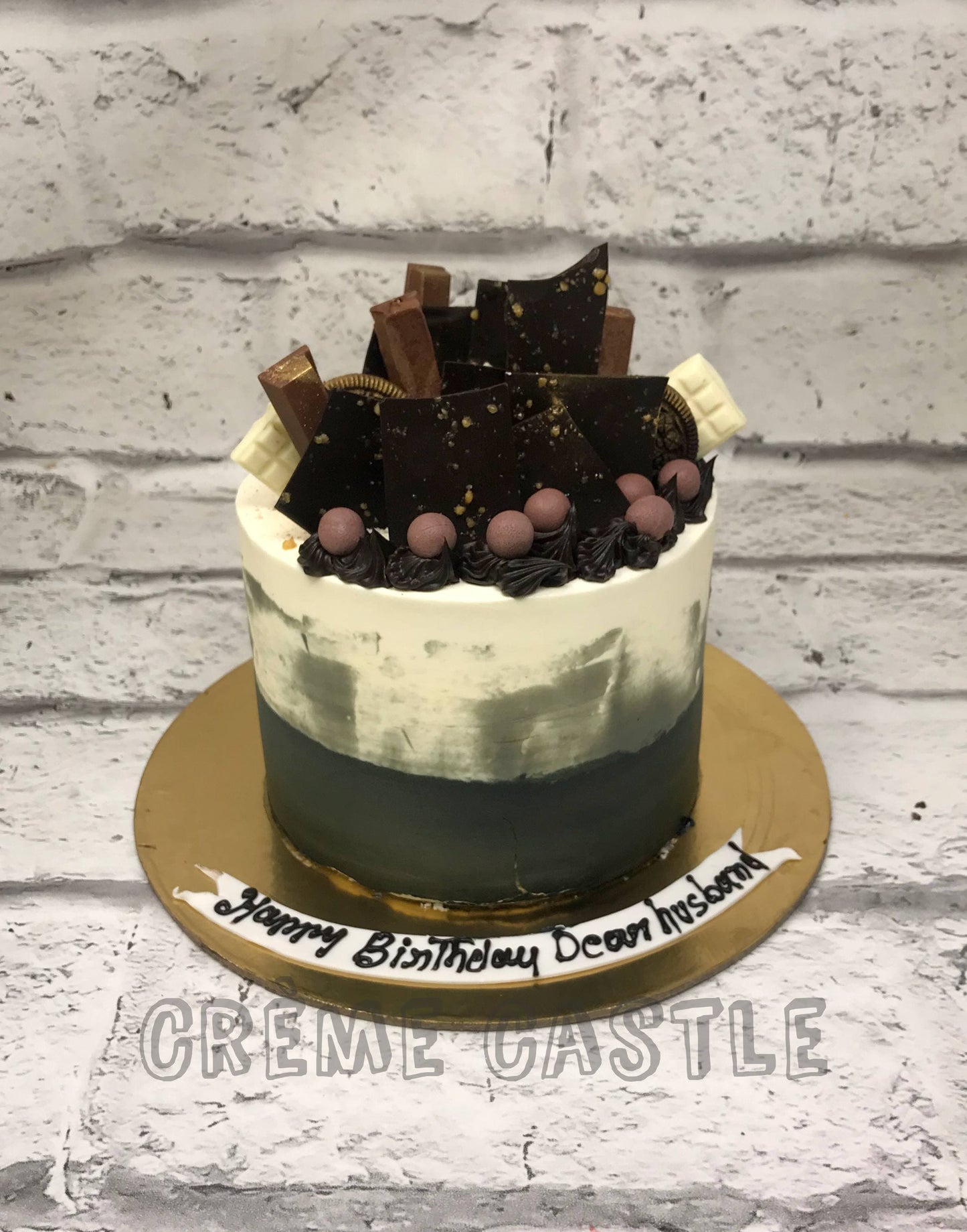 Black White Candy Cake