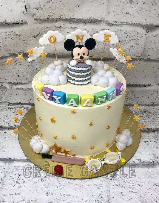 Mickey Block Cake