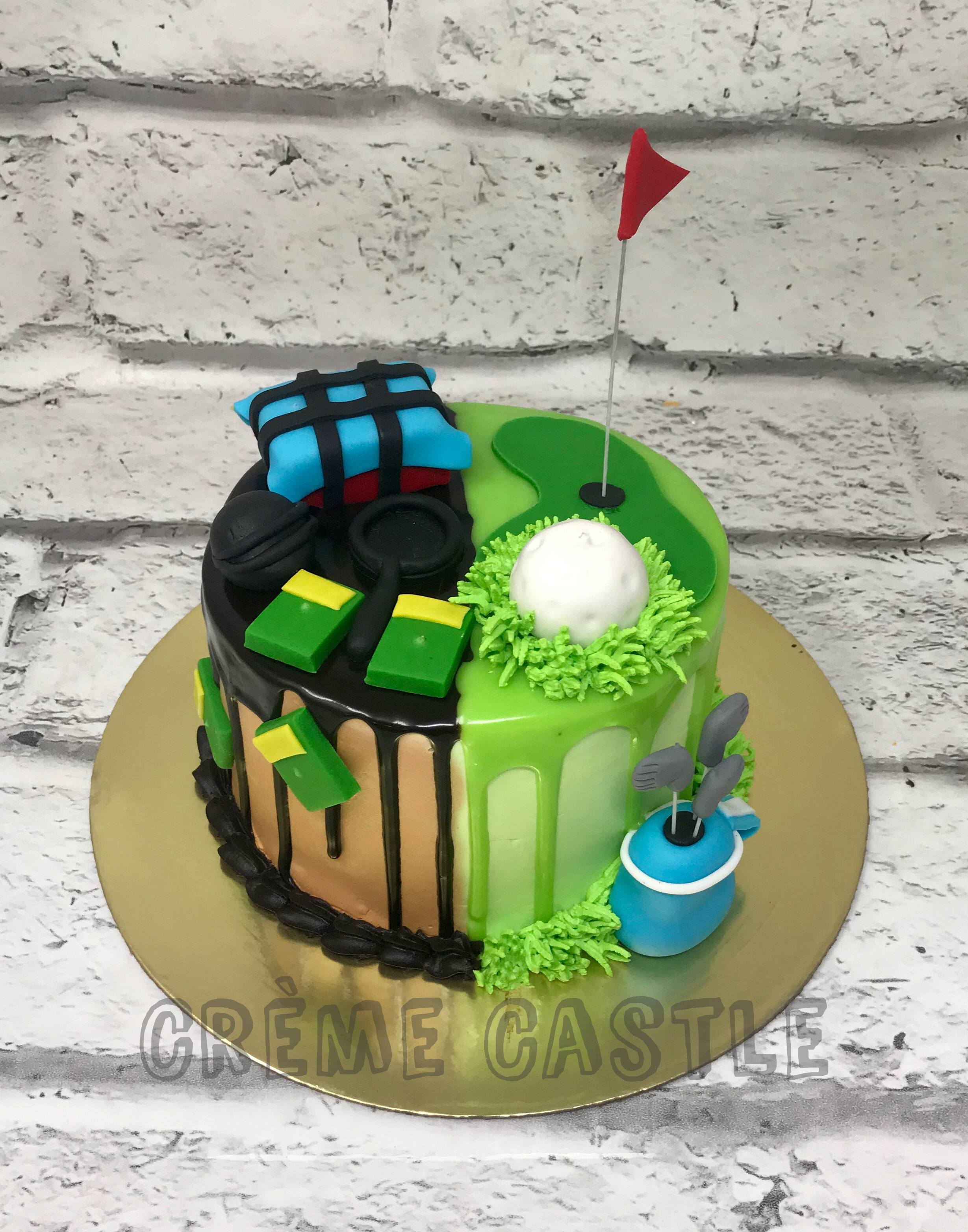 In honor of Masters week I decided to make a golf cake! : r/Baking
