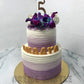 Purple Wedding Cake | Creme Castle