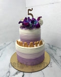 Purple Wedding Cake