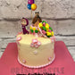 Masha and Bear Cake in White by Creme Castle