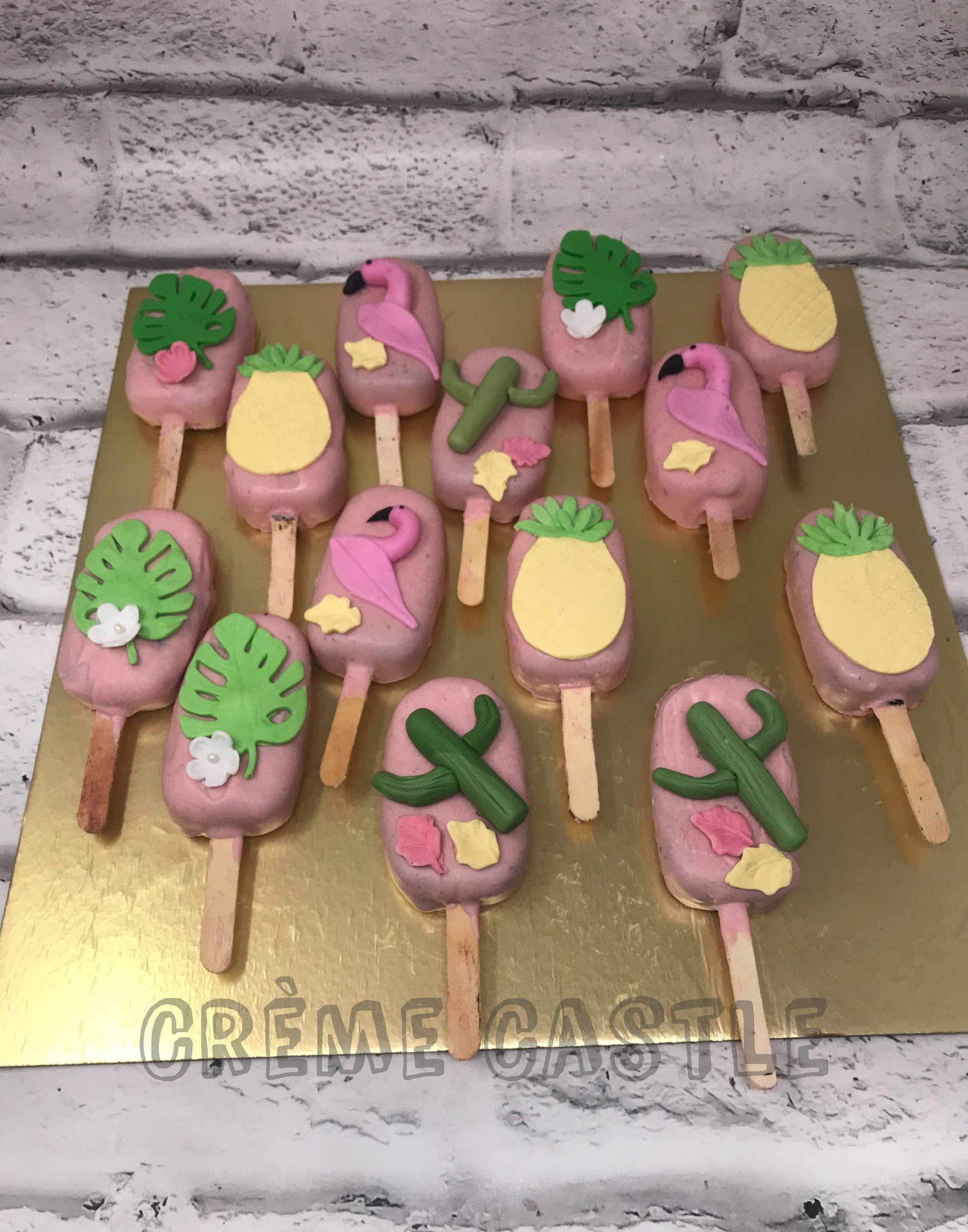 Flamingo Cakesicle Cake