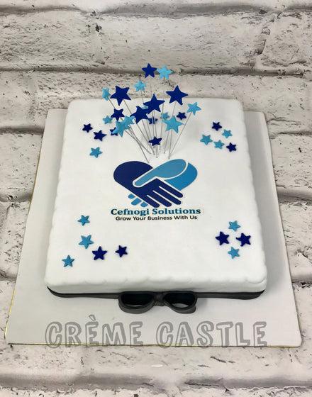 Corporate Theme Cake for Anniversary by Creme Castle