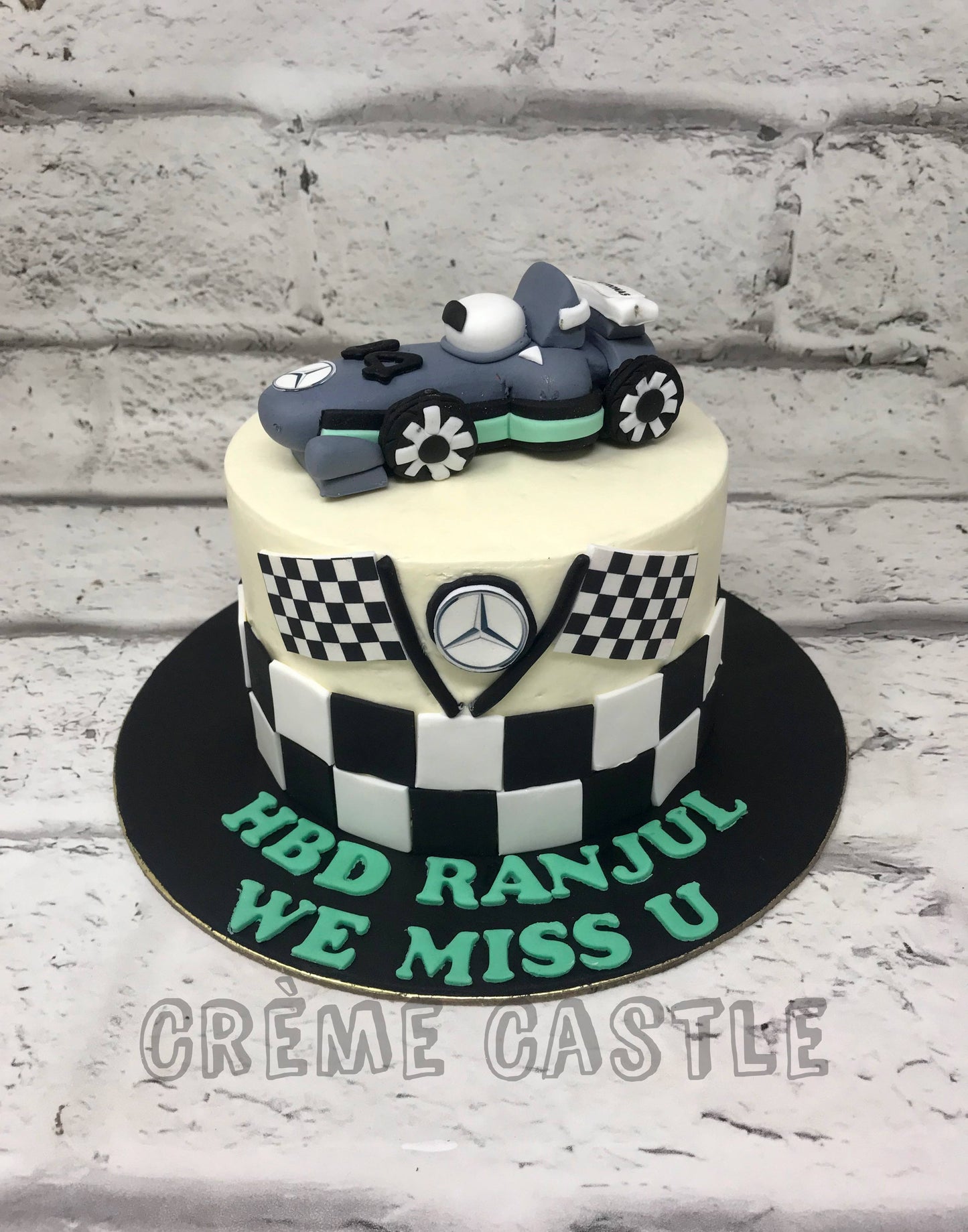 Mercedes F1 Cake