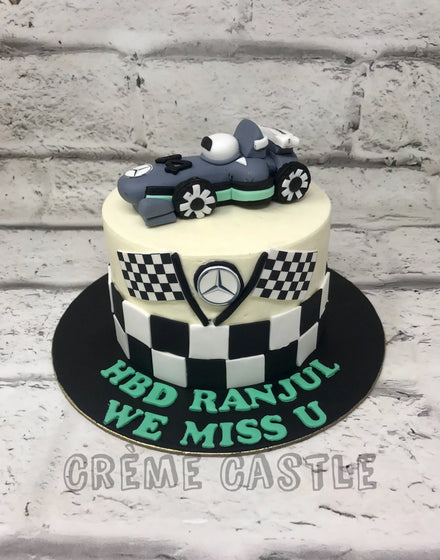 Mercedes F1 Cake