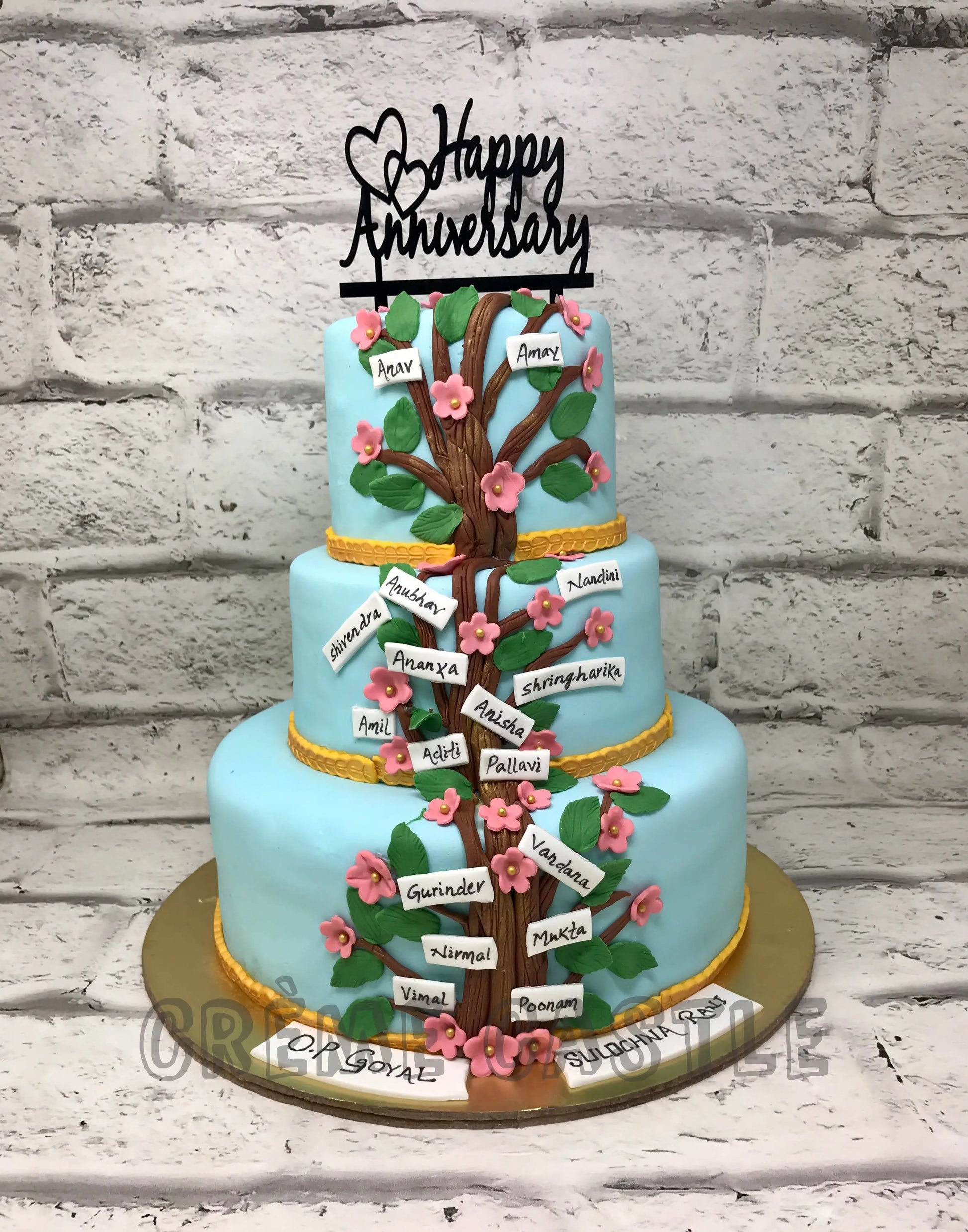 Family Tree Cake | Creme Castle