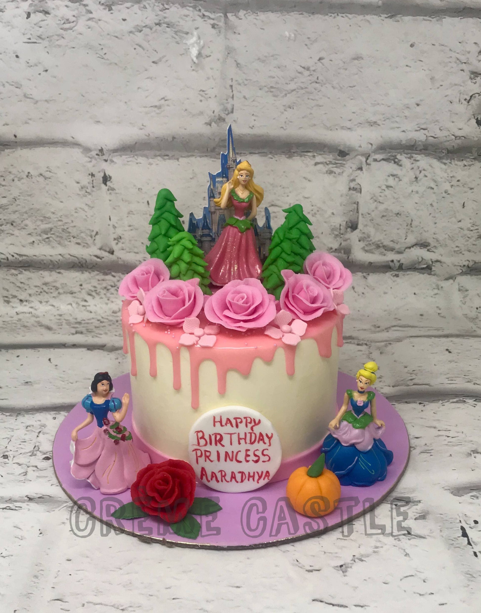 Princess Rosy Cake Creme Castle