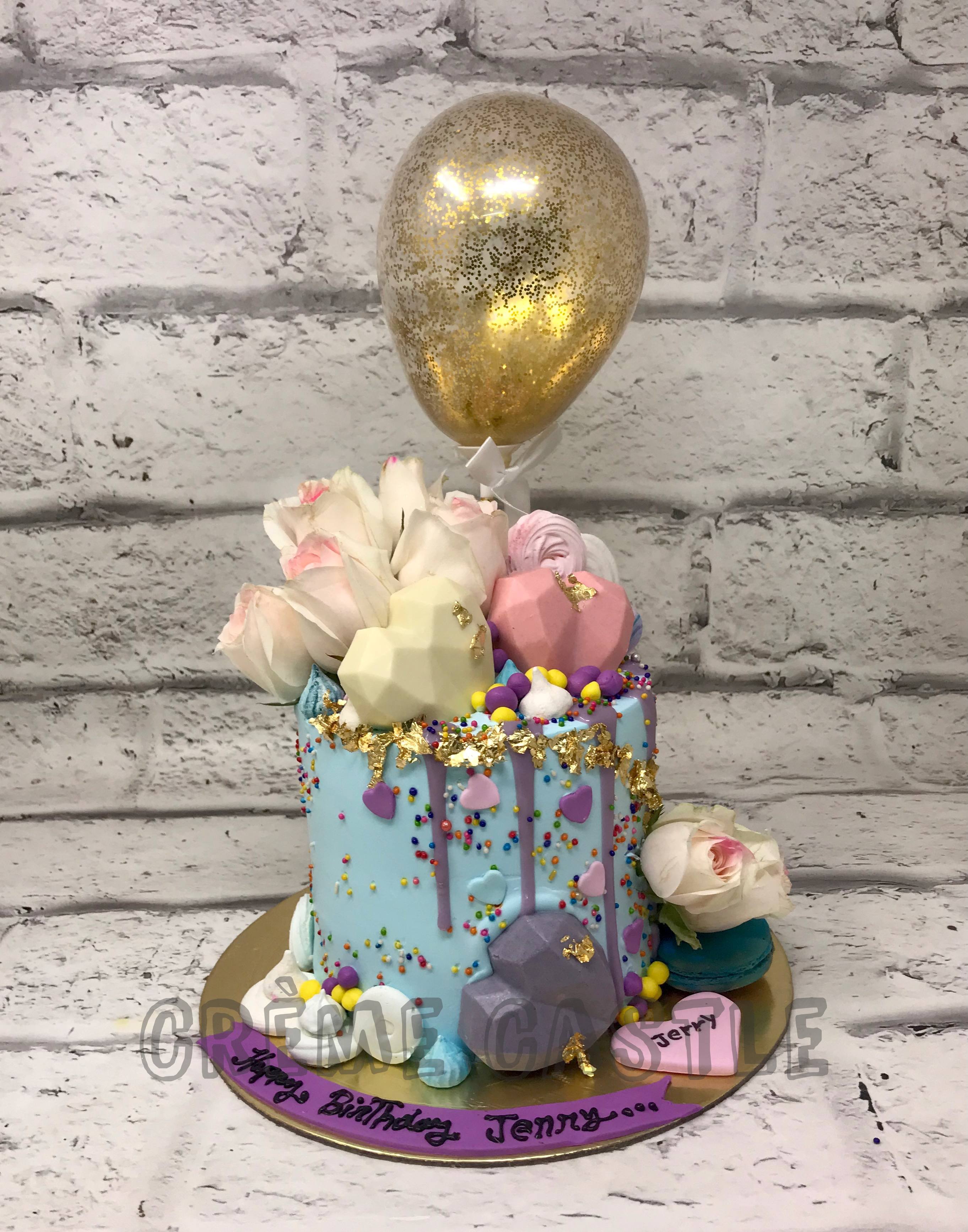 Pastel Baby Pink Happy Birthday Cake Topper / Cake Decoration / 3D Cake  Topper / Univorn Cake - Etsy Hong Kong