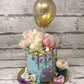 Pastel Balloon Cake