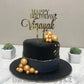 Black Gold Elegant Cake