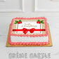 Christmasy Photo Cake