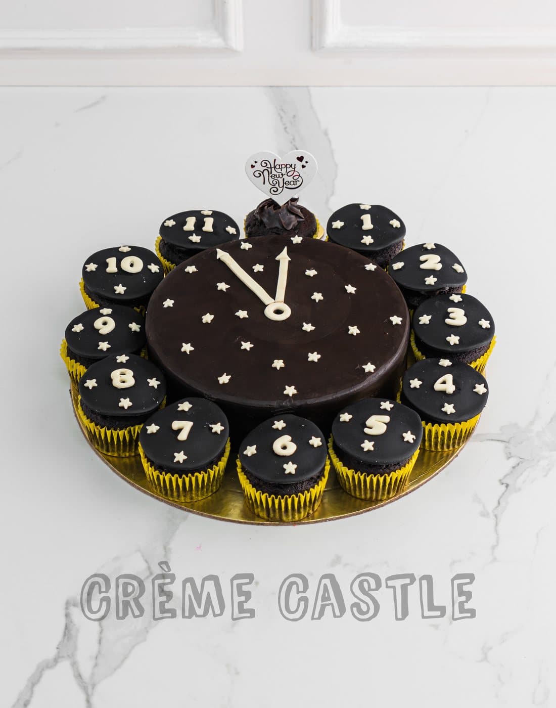 New Year Cake Cupcake Set