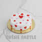 Anniversary Hearts Chocolate Cake