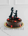 Chocolate Anniversary Cake