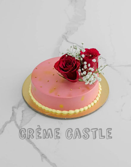 Floral Anniversary Cake