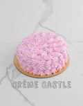 Pink Cream Pineapple Cake