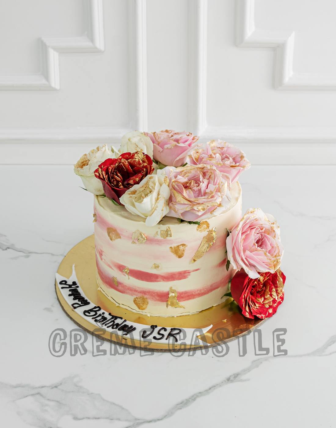Rosy Bunch Cake