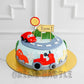 Cars Tractors Cake