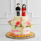 Wedding Couple Cake | Creme Castle