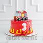 Fire Truck Theme Cake