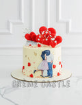 Kiss Couple Cupid Cake
