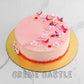 Pink Butterflies Cake