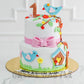 Birds and Nest Cake