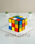 Rubiks Cube Shape Cake