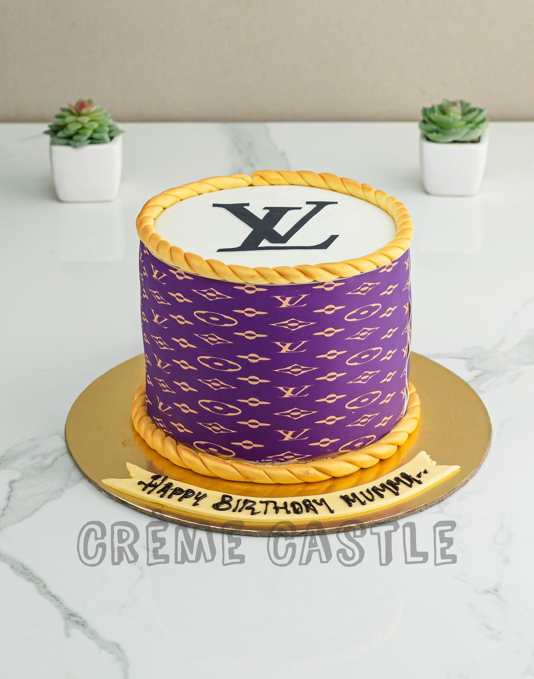 LV Bag Cake!  Happy Cake Studio