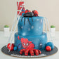 2 Tier Spider Man Cake - Creme Castle