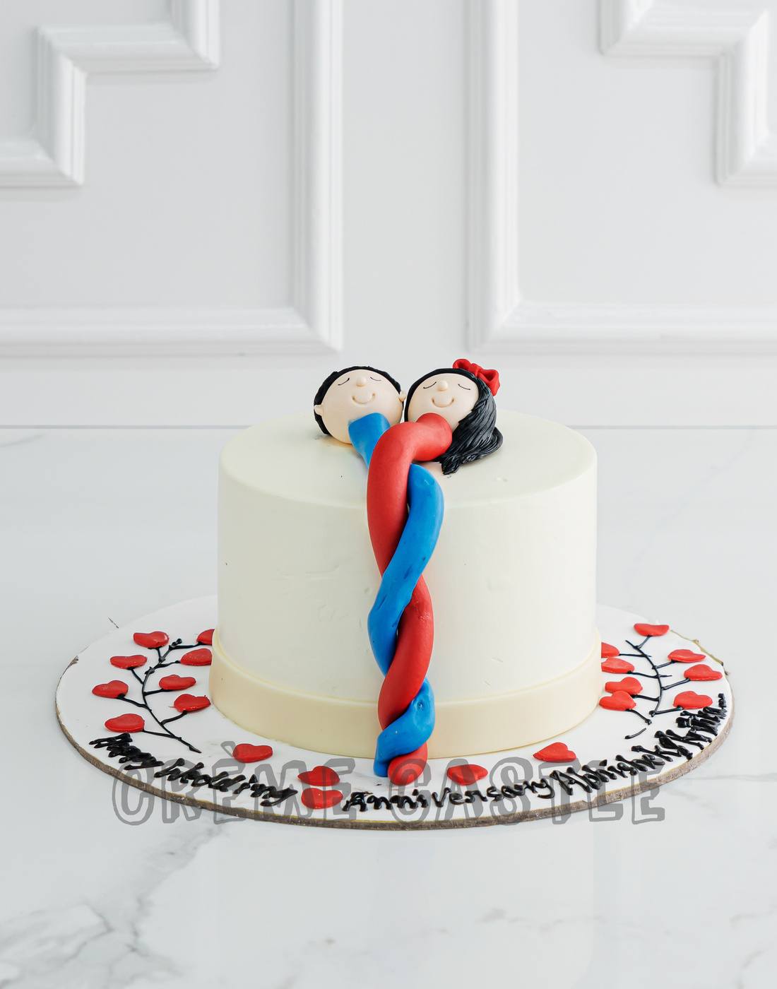 1st Wedding Anniversary Cake - Cake House Online