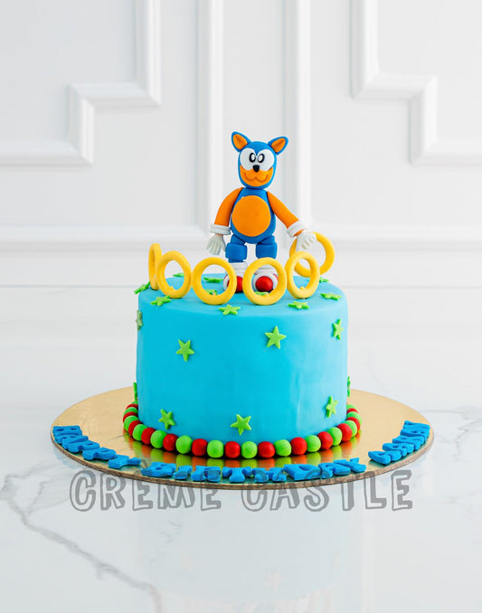 Sonic Rings Cake