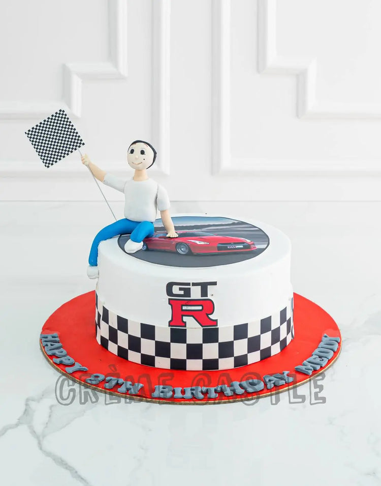 GT Racer Cake – Creme Castle